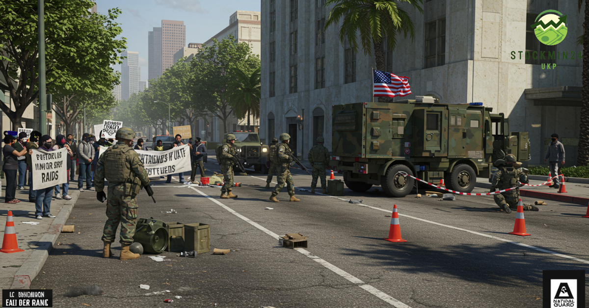 US National Guard Reportedly Arrives in LA After Protests Over Immigration Raids